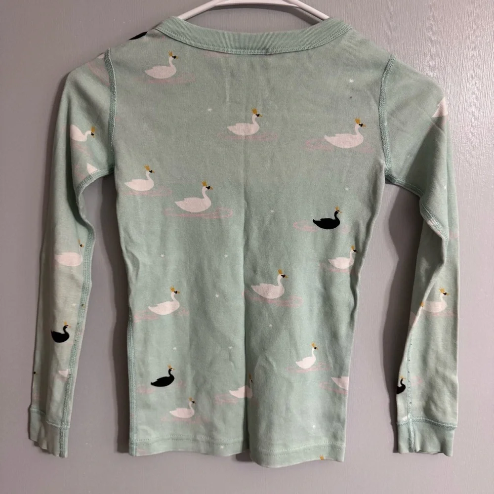 Hanna Andersson Mint Green Long Sleeve Tee Size 8